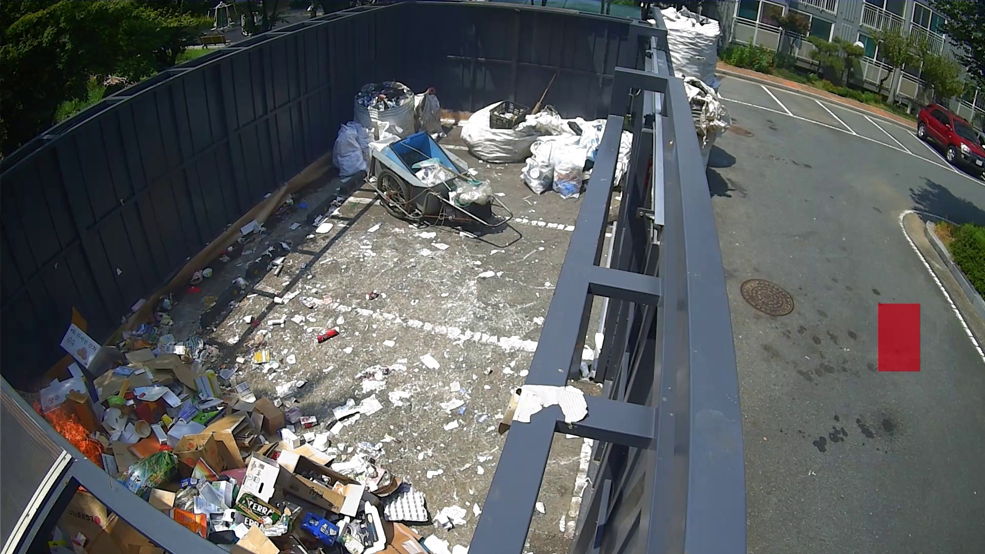 아파트 분리수거장 화재감지(주간)